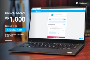 Donasi Seribu Rupiah di Website Kitabisa