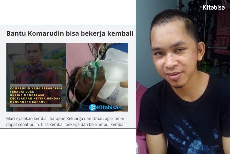 Driver Ojol yang Kecelakaan Ketika Mengantar Barang