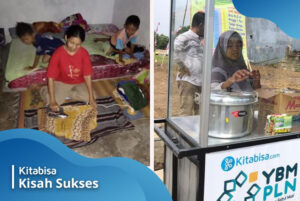 Gerobak Baru untuk Ibu Dewi Berjualan