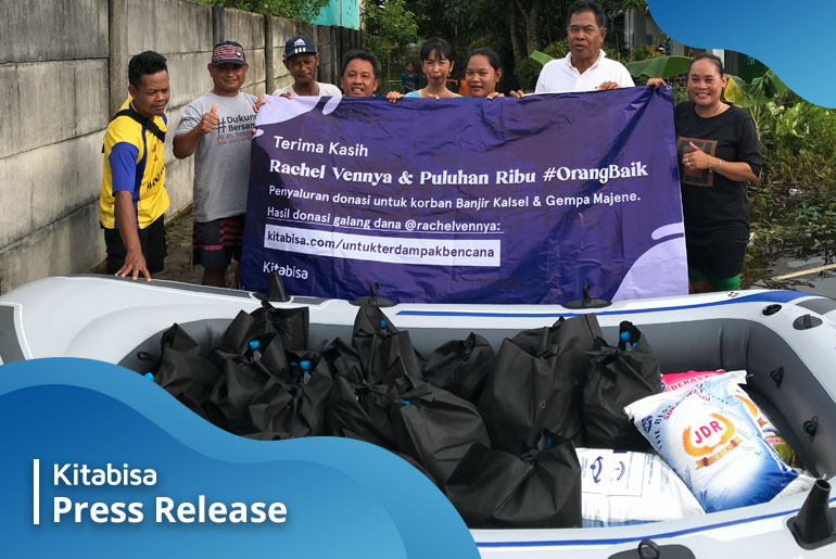 Bantuan dari Galang Dana Rachel Vennya