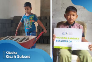 Sadam, Berjualan Batako Agar Bisa Sekolah