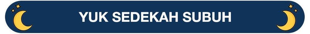 Contoh Sedekah Subuh